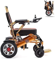 Adult Folding Electric wheelchairs Wheelchair All Terrain Light Motor Powered Scooters Electric Wheelchair 12A Aluminum Lithium Battery 15 km