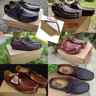 [ READY STOCK ]CLARKS WALLABEES NATALIE LUGGER GENUINE LEATHER KASUT KULIT LELAKI MEN