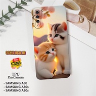 HP Latest Samsung A50 / A50s / A30s Phone Case - Fashion Cat Case - Samsung A50 / A50s / A30s Phone 