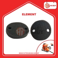 SPARE PART [BG328] BRUSH CUTTER: ELEMENT/ SPARE PART MESIN RUMPUT/ ELEMENT FOR AIR CLEANER/ BG328 TL33 TB33