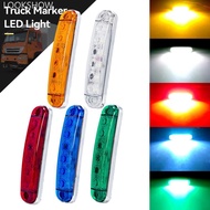 LOOKSHOW 12V- 80V 6LED Trailer Side Clearance Marker Lamp Warning Lens Flashing Lights Truck Side Ma