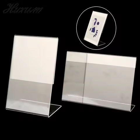 2mm A6 Transparent Acrylic Picture Frame Double Sided Photo Frame Idol Photocard Holder Desktop Orna