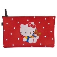 Hello Kitty 凱蒂貓 矽膠零錢包 19 x 11.5 x 2.5cm 紅色 1個