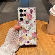 Colorful Flower S25plus Phone Case comparable for Samsung A04 A05 A13 Shockproof Casing A14 A15 A25 