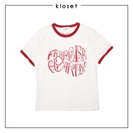 Kloset Design Heartstrings Ringer Tee (PF25-T013-C) เสื้อยืด Ringer Tee ที่ผสานความน่ารักและกลิ่นอาย