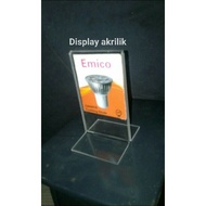 Acrylic table number 8x12