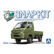 Aoshima The Snap Kit Subaru SAMBAR Truck Custom Wheel (Olive Green)