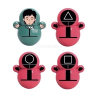 Squid game, doraemon, pikachu, snowman toy