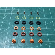 BENZ 4-Cylinder Injector Repair Kit Stainless Steel Filter E20 E85 91 95 1 Set 24 Pieces