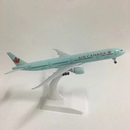 FW 20CM Boeing 777 Air Canada Alloy Airplane Model Toy With Wheel Replica Aircraft Plane Boys for Co