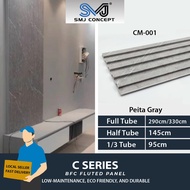 SMJ Ser-C WPC Fluted Panel Wood Wall Panel Fluted Wall Panel Wall Decoration PVC Wall Panel Slat Wal