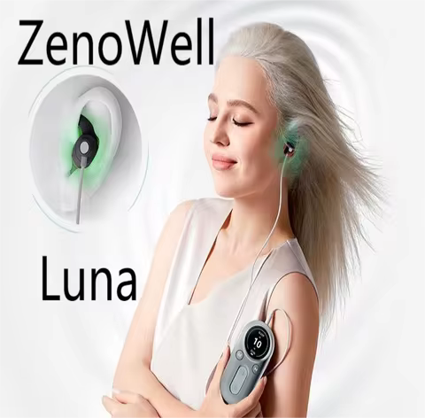 ZenoWell Luna Vagus Nerve Stimulation for Insomnia Anxiety Relief | Parasympathetic Activation for D