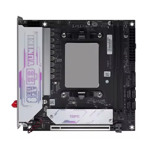 TOPC Gaming NAS Motherboard AMD Ryzen 9 9955HX 7845HX ES R7 7745HX ES 2*M.2 NVMe 4*SATA PCIe4.0X16 2