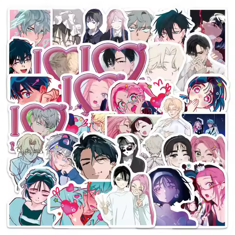 52PCS Cartoon ALIEN STAGE Anime Role Waterproof Sticker Decoration DIY Notebook Mobile Guitar Water 