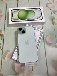 🍎 Apple iPhone 15 128G🍎綠色拆封新品無使用電池健康度100%🔥台灣公司貨🔥蘋果原廠保固