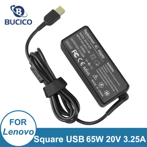 20V 3.25A 65W USB AC Power Laptop Adapter Battery Charger For Lenovo Thinkpad X270 X260 G400 T440S E