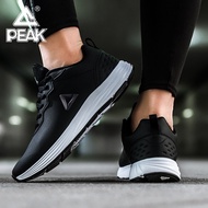 Peak Men's Shoes Winter Leather Sneakers Men's Light Running Shoes Non Slip Casual Shoes Autumn and 