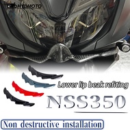 For HONDA FORZA 350  NSS350 refitting the beak front lip fixed wing lower lip spoiler  trim accessories