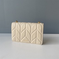 Teenie Weenie Quilted Chain Bag in Cream Color