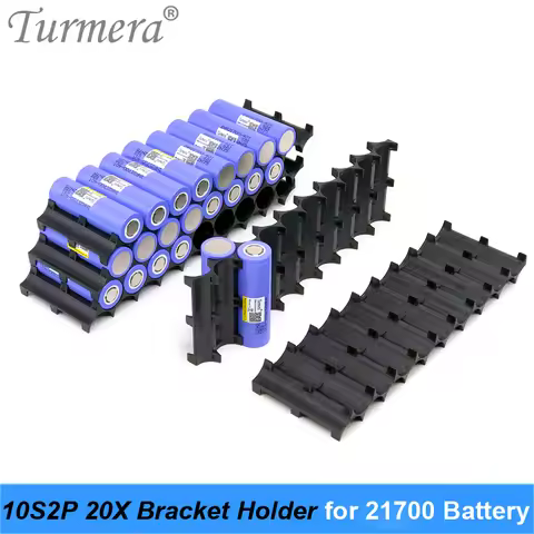 Turmera 10Piece 10S2P 20X 21700 Battery Holder Bracket 21700 Spacer Assemble for 36V 48V Electric Bi