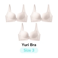 Eisei Haku Yuri Bra (แพ็ก 3 ตัว) บราเปลี่ยนอกห่างเป็นอกชิดใน 3 วิ บราอกชิด อัพไซซ์ให้เนินอกอิ่มสวยใส