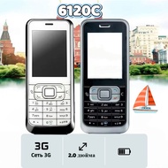 Cross-Border Mobile Phone Foreign Trade 6120c 3G Unicom Mobile Non-Smart Straight Elderly Phone Stud