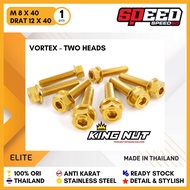 Bolt M 8 x 40 Thread 12 x 40 Vortex Elite 2 Bolt Keys Probolt Thailand Stainless King Nut