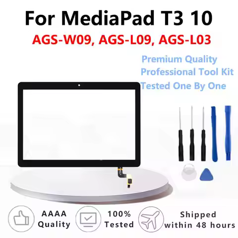 9.6" inch For Huawei MediaPad T3 10 AGS-L09 AGS-W09 AGS-L03 Touch Screen Digitizer Glass Panel Senso