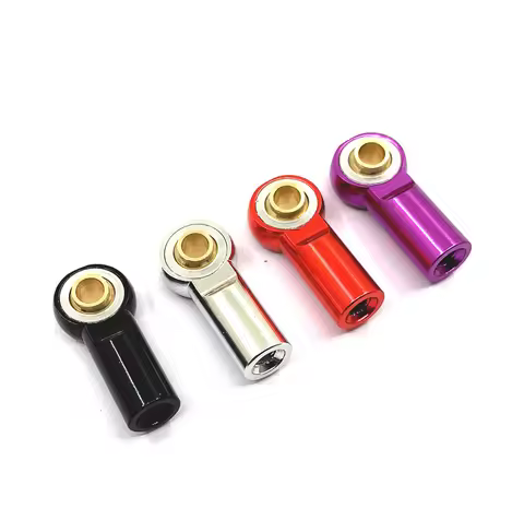 5 Pcs Metal M3 Aluminum Link Tie Rod End Ball Joint for 1/10 RC Car Crawler AXIAL SCX10 D90 D110 Tam