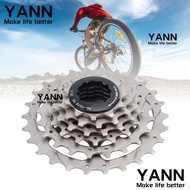 YANN Bicycle Cassette, 6 Speed 11-28T Bike Cassette Sprocket, Durable Low Noise Smooth Rotation Easy