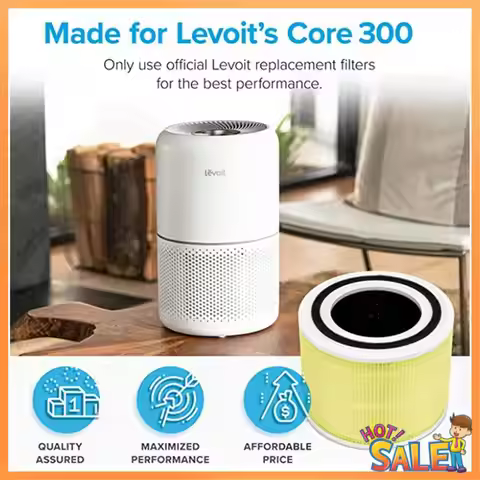 AB68 Replacement Filter For LEVOIT Core 300 And Core 300S Air Filter, Compared To Part Core 300-RF-T
