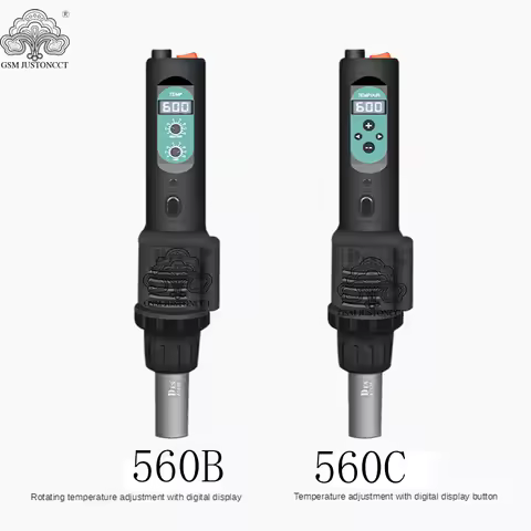 DE 560B Portable Soldering Hot Air Gun, Digital Display, Heat Gun, Original German Brand, DE 560C 80