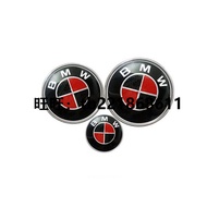 3pcs/set Original Logo For BMW 82mm Front Bonnet Emblem 74mm Rear Badge 45mm Car Steering Wheel Stic