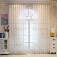 【2 Day Delivery】2025 Sheer Curtain Langsir Sliding Door Tulle Volie Window Panel for Living Room Lan