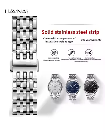 Suitable for Tissot Le Locle 1853 T006/T41 steel watch straps, original 1853 dedicated curved watch 