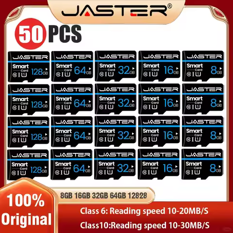 50 PCS Original SD Card Class10 64GB 128GB Carte Sd Memoria 32GB 16GB TF Card 8G 4GB Flash Memory Ca