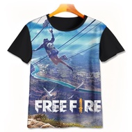 Kids Game T-Shirt - Cute 3D Game T-Shirt - Free Fire Game Printing T-Shirt FF-4-designWD Limited Edi