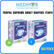TRUPAL SUPREME Standard Adult Diapers Lampin Dewasa TAPE (1 Pack) Adult Diapers Tape Adult Diapers