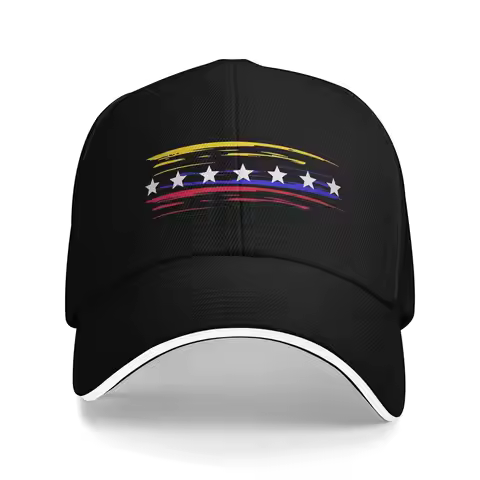 Men's Women's Venezuela 7 Big Stars Flag Outdoor Hat Venezuelan Sun Cap Casual Baseball Cap Sunscree