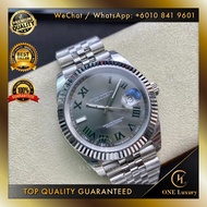 🔥SWISS TOP QUALITY🔥  DATEJUST 41MM WIMBLEDON DIAL JUBILEE BRACELET 126334 - MEN WATCH SWISS  LUXURY 