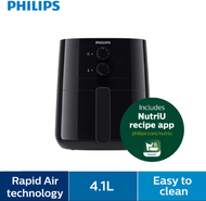 Philips HD9200/91 Essential Airfryer. Fry with up to 90% Less Fat. Fry, Bake, Grill, Roast and even Reheat. Safety Mark.