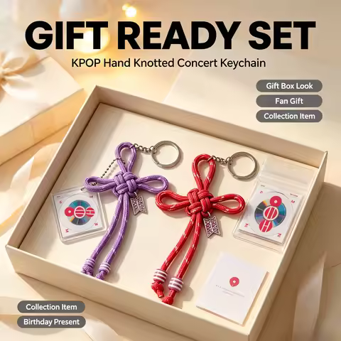 2026 BTS ARIRANG World Tour Handmade Braided Keychain Kpop Idol CD Charm Bag Pendant Knotted Key Rin