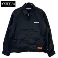 NEIGHBORHOOD 242TSNH-JKM03 24AW 黑色拉鍊工裝夾克，M 碼 [二手]