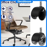 5Pcs Office Chair Wheels Load Capacity 700lbs Chair Caster Wheels Replacement Quiet Rubber Chair Cas