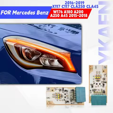 Blue Daytime Running Light Turn Signal Light Source For Mercedes Benz CLA C117 X117 GLA 200 180 250 