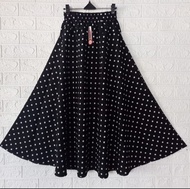 Rok payung polkadot | Rok motif polkadot | rok payung hitam | rok payung dewasa | rok payung wolfis