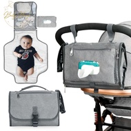 BABYBANG 3 in 1 Baby Changing Pad Multifunctional Portable Folding Diaper Bag Convenient Foldable Stroller Bag Newborn Stuff