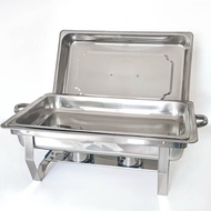 Full size chafing dish buffet set catering berkas lauk buffet tray function food tray jamuan tray