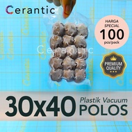 PLAIN Vacuum Plastic 30x40 Plastic Vacuum Bag 30 x 40 contents 100