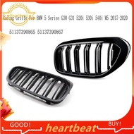 [Hot-Sale] Double Slat Kidney Grill Racing Grille for  5 Series G30 G31 520i 530i 540i M5 2017-2020 